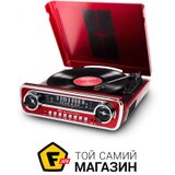 Проигрыватель Виниловых Пластинок iON Mustang LP Red