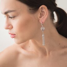 Серебряные серьги с фианитами 121746 | Seven.Deals Серебряные серьги с фианитами 121746 | Seven.Deals