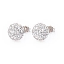 Серебряные серьги-пусеты с фианитами 121692 | Seven.Deals Серебряные серьги-пусеты с фианитами 121692 | Seven.Deals