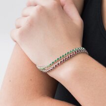 Серебряный браслет с фианитами 14909 | Seven.Deals Серебряный браслет с фианитами 14909 | Seven.Deals