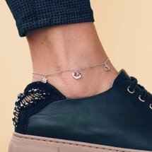 Серебряный браслет на ногу с фианитами (687104) | Seven.Deals Серебряный браслет на ногу с фианитами (687104) | Seven.Deals