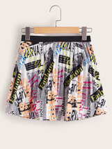 Graphic Print Pleated Skirt | Seven.Deals, image {num} Graphic Print Pleated Skirt | Seven.Deals, image {num}