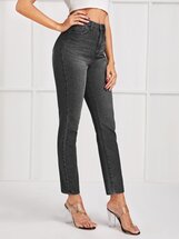 Zip Front Pocket Tapered Jeans Giulia (623800) | Seven.Deals, image {num} Zip Front Pocket Tapered Jeans Giulia (623800) | Seven.Deals, image {num}