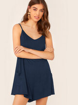 Patch Pocket Slip Romper Joanna Halpin | Seven.Deals, image {num} Patch Pocket Slip Romper Joanna Halpin | Seven.Deals, image {num}