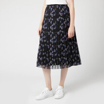 KENZO Women's Passion Flower Light Crepe Skirt - Black | Seven.Deals, image {num} KENZO Women's Passion Flower Light Crepe Skirt - Black | Seven.Deals, image {num}