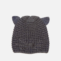 Karl Lagerfeld Women's Choupette Lurex Beanie Hat - Navy (755036) | Seven.Deals, image {num} Karl Lagerfeld Women's Choupette Lurex Beanie Hat - Navy (755036) | Seven.Deals, image {num}