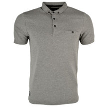 Dissident Men's Dalwood Polo Shirt - Mid Grey Marl Grey | Seven.Deals, image {num} Dissident Men's Dalwood Polo Shirt - Mid Grey Marl Grey | Seven.Deals, image {num}