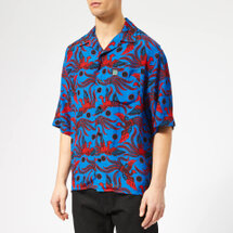 KENZO Men's Phoenix Print Viscose Shirt - Blue (856894) | Seven.Deals, image {num} KENZO Men's Phoenix Print Viscose Shirt - Blue (856894) | Seven.Deals, image {num}