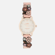 Coach Women's Delancey Floral Applique Watch - Pink | Seven.Deals, image {num} Coach Women's Delancey Floral Applique Watch - Pink | Seven.Deals, image {num}