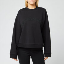 Emporio Armani Women's Loose Logo Sweater - Black | Seven.Deals, image {num} Emporio Armani Women's Loose Logo Sweater - Black | Seven.Deals, image {num}