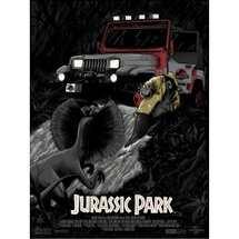 Jurassic Park No Wonder You’re Extinct Screenprint | Seven.Deals, image {num} Jurassic Park No Wonder You’re Extinct Screenprint | Seven.Deals, image {num}