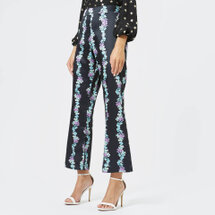 RIXO Women's Rocky Flared Cropped Trousers - Wavy Stripe Tulip Multi (834626) | Seven.Deals, image {num} RIXO Women's Rocky Flared Cropped Trousers - Wavy Stripe Tulip Multi (834626) | Seven.Deals, image {num}