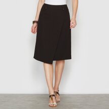 Юбка-миди однотонная с запахом | Seven.Deals Юбка-миди однотонная с запахом | Seven.Deals