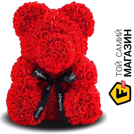 Мягкая Игрушка UFT Bear Flowers B1 Red | Seven.Deals