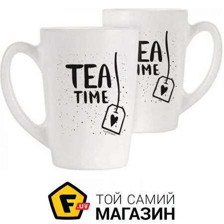 Чашка Luminarc New Morning Love Tea 320мл, 2шт. (P5149) | Seven.Deals