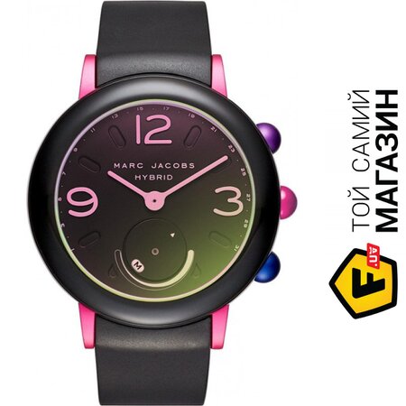 Фитнес-часы Marc Jacobs MJT1003 Black/Pink | Seven.Deals