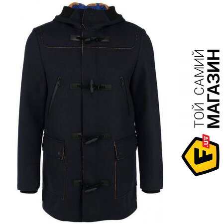 Мужское Пальто Geox Пальто Geox M5415D DK NAVY/LT CARROT 58 Синий (M5415DDNVLC) | Seven.Deals