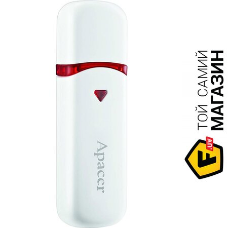 Флешка Apacer Handy Steno AH333 16GB White (AP16GAH333W-1) | Seven.Deals