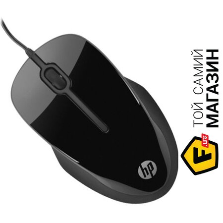 Мышь HP x1500 USB Black (H4K66AA) | Seven.Deals