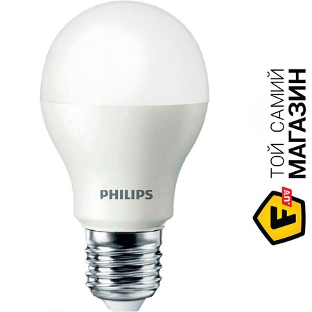 Светодиодная Лампа Philips LEDBulb E27 10.5-85W, 3000K, 230V A55 (929000249457) | Seven.Deals