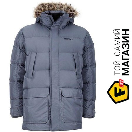 Куртка Marmot Steinway Jacket куртка чоловіча, Steel Onyx, XL (41640.1515-XL) | Seven.Deals