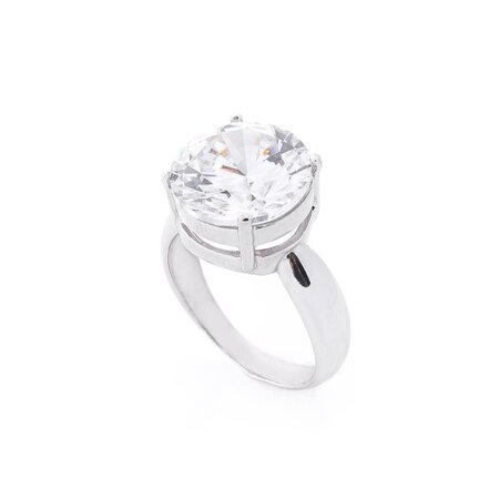 Серебряное кольцо с фианитом 11671 | Seven.Deals