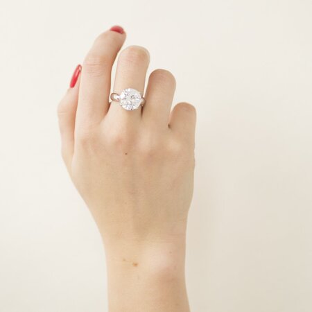 Серебряное кольцо с фианитом 11671 | Seven.Deals, изображение 3