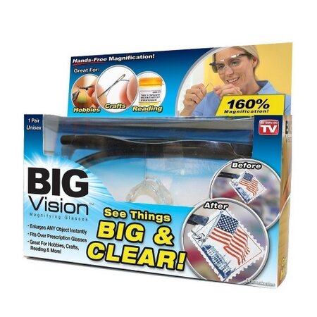 Big Vision (Биг Вижн) увеличительные очки - лупа | Seven.Deals