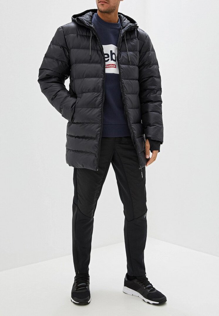 Пуховик Reebok down long Jacket